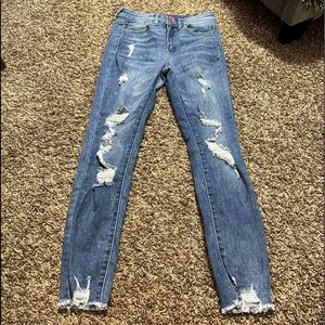vintage high rise jeans